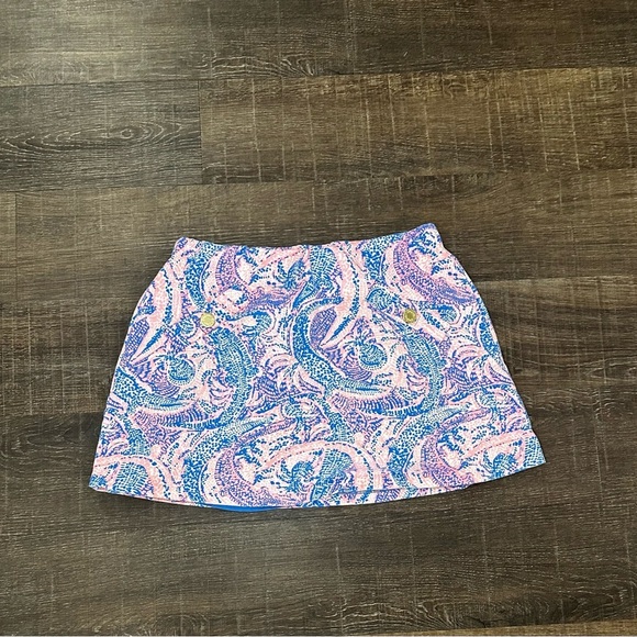 Lilly Pulitzer Pink and Blue Skirt - Picture 1 of 5